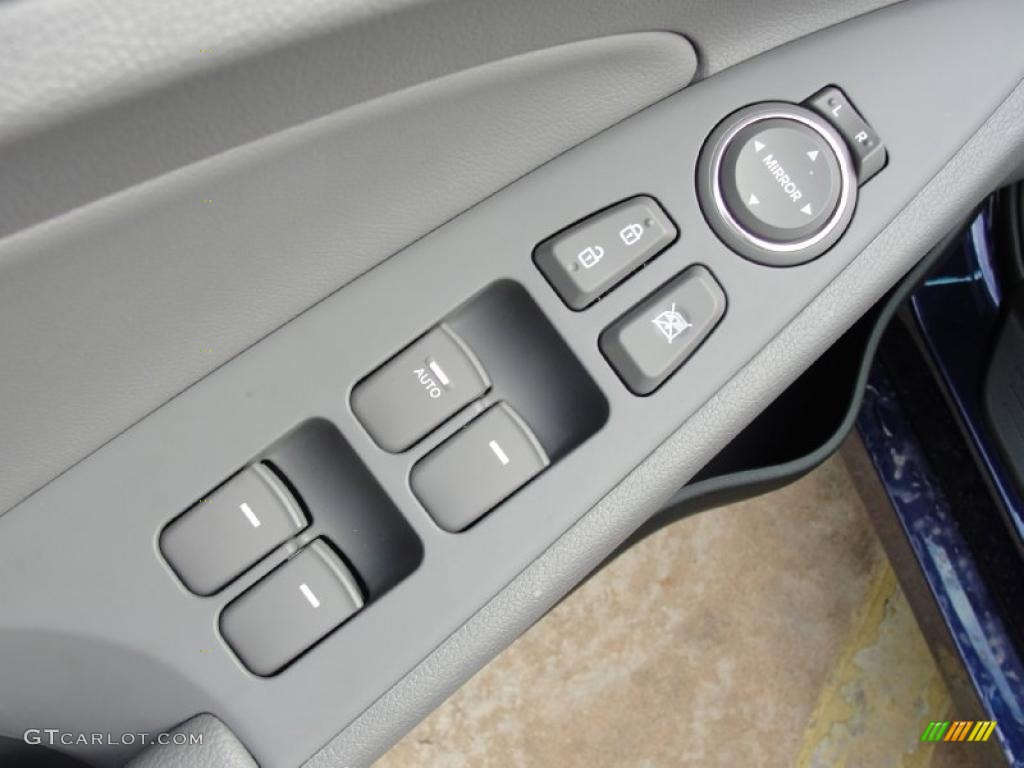 2011 Sonata SE 2.0T - Indigo Blue Pearl / Gray photo #21