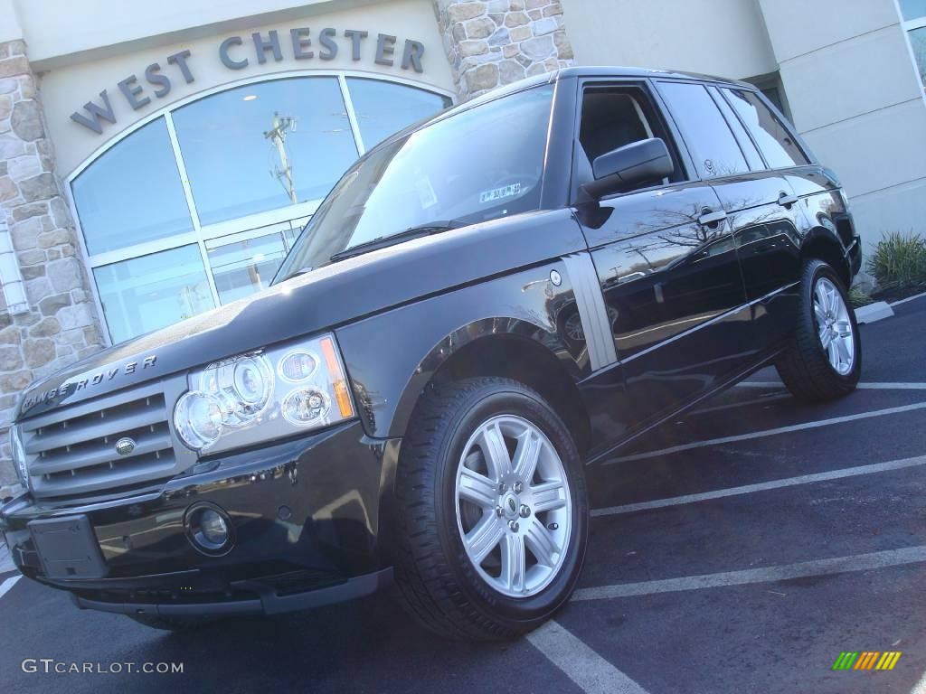 2007 Range Rover HSE - Java Black Pearl / Jet Black photo #3