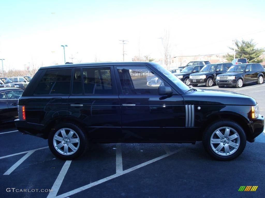 2007 Range Rover HSE - Java Black Pearl / Jet Black photo #6
