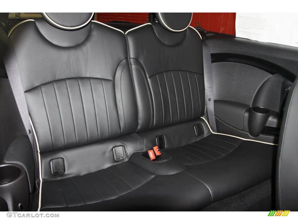 Carbon Black Lounge Leather Interior 2011 Mini Cooper S Clubman Photo #39991492
