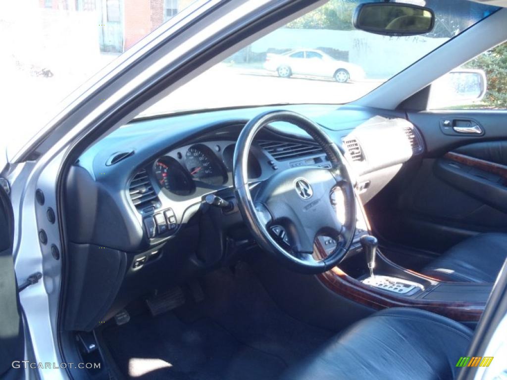 Ebony Interior 2002 Acura TL 3.2 Photo #39991724