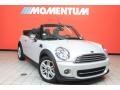 White Silver Metallic 2011 Mini Cooper Convertible