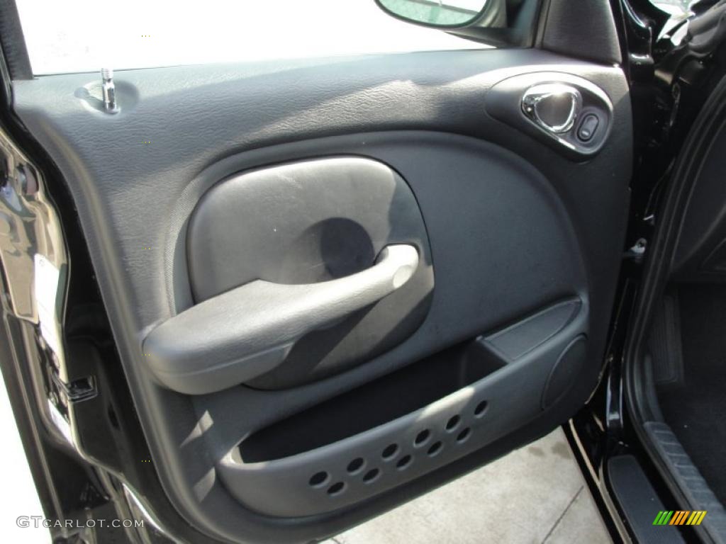 2004 Chrysler PT Cruiser GT Dark Slate Gray Door Panel Photo #39992408