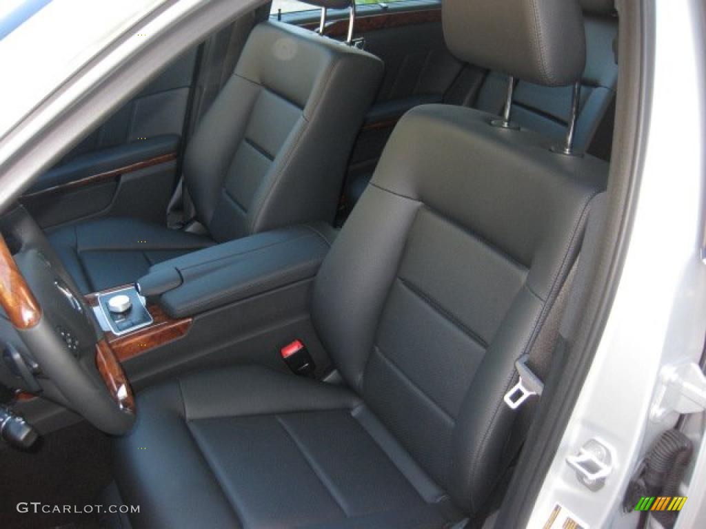 Black Interior 2011 Mercedes-Benz E 350 4Matic Wagon Photo #39993132