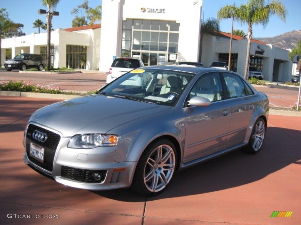 2007 RS4 4.2 quattro Sedan - Avus Silver Pearl Effect / Silver photo #1