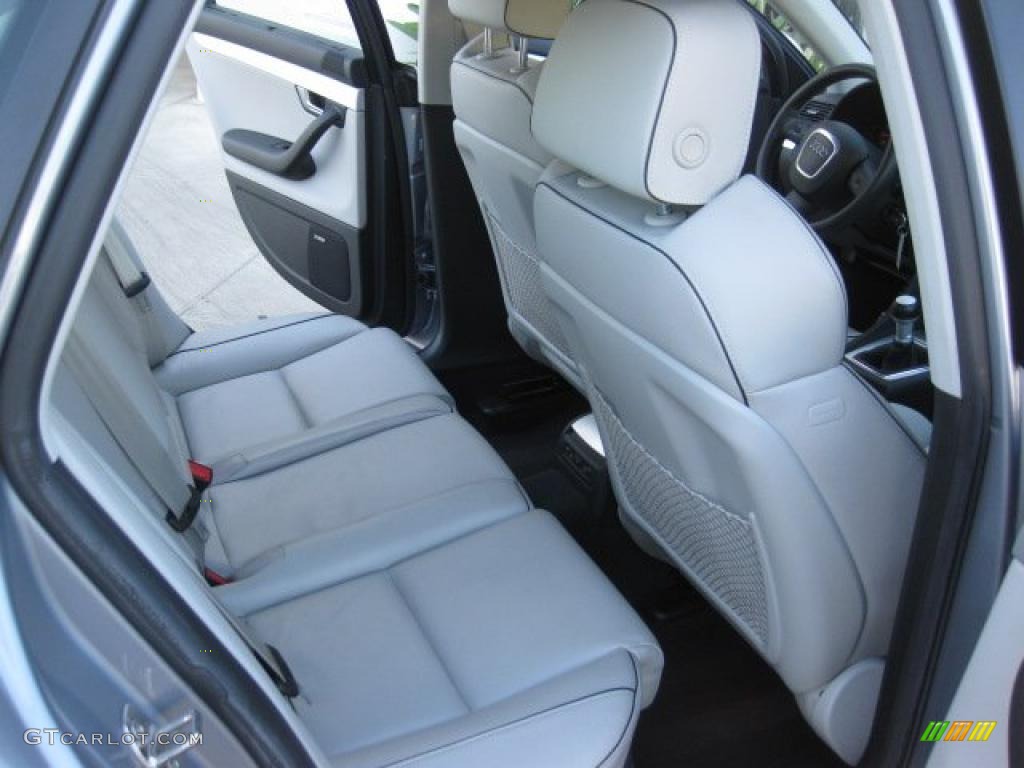 Silver Interior 2007 Audi RS4 4.2 quattro Sedan Photo #39993664