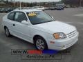 Noble White 2004 Hyundai Accent GT Coupe