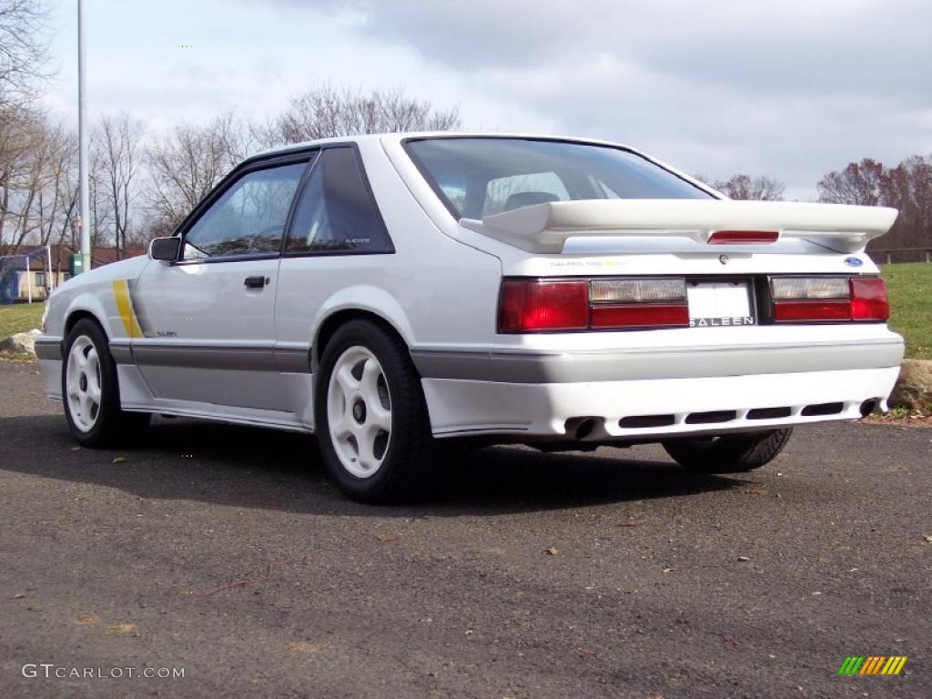 Oxford White 1989 Ford Mustang Saleen SSC Fastback Exterior Photo #39998024