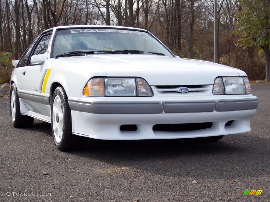 Oxford White 1989 Ford Mustang Saleen SSC Fastback Exterior Photo #39998040