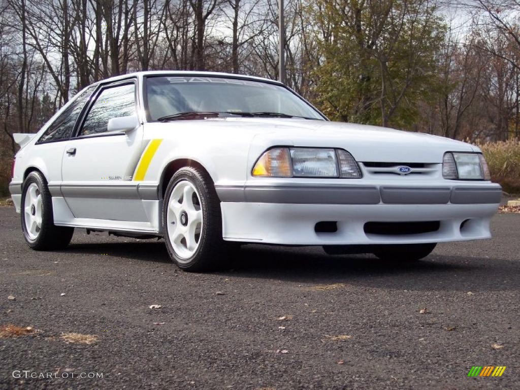 Oxford White 1989 Ford Mustang Saleen SSC Fastback Exterior Photo #39998068
