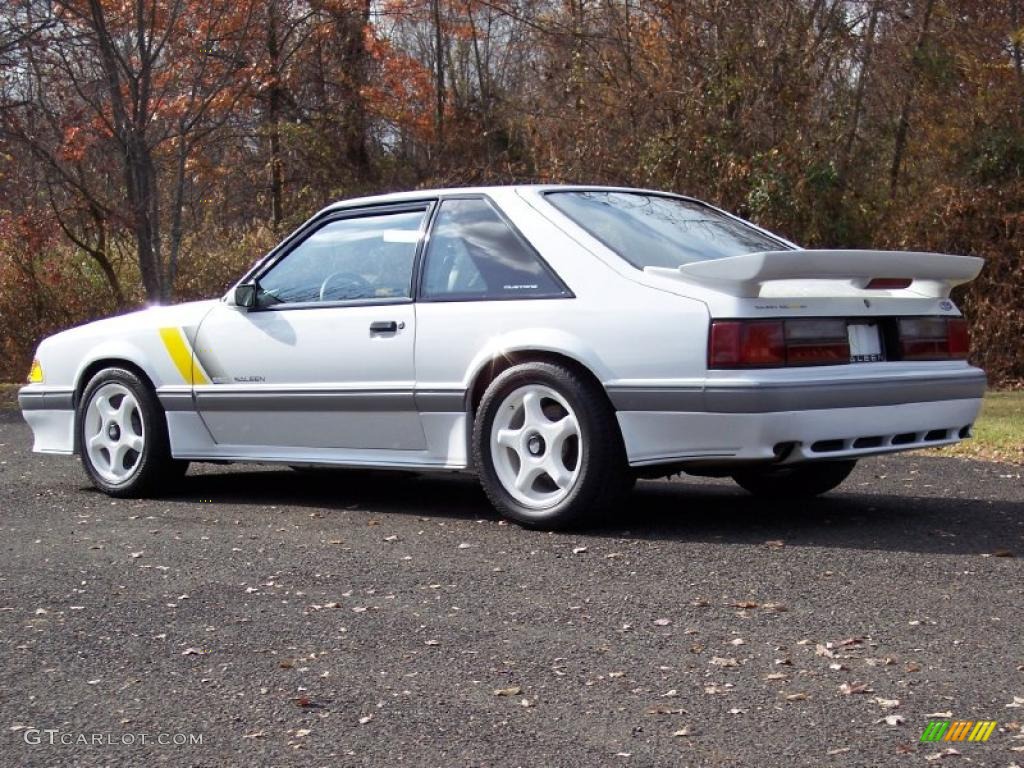 Oxford White 1989 Ford Mustang Saleen SSC Fastback Exterior Photo #39998104