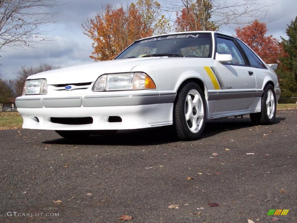 Oxford White 1989 Ford Mustang Saleen SSC Fastback Exterior Photo #39998144