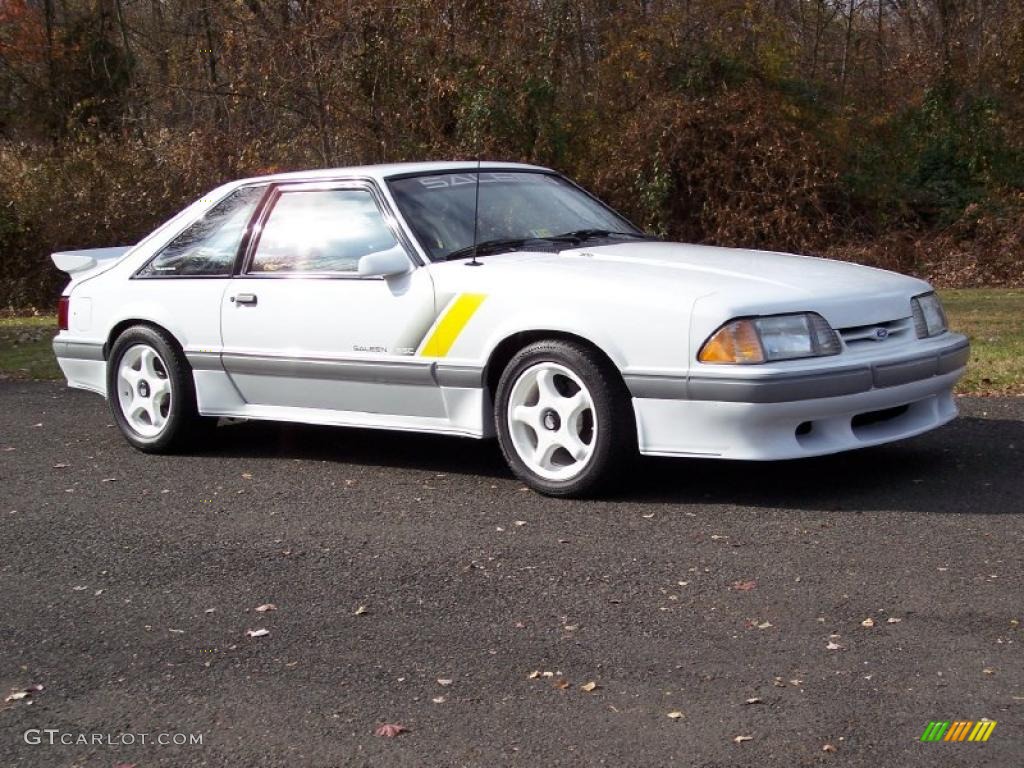 Oxford White 1989 Ford Mustang Saleen SSC Fastback Exterior Photo #39998160