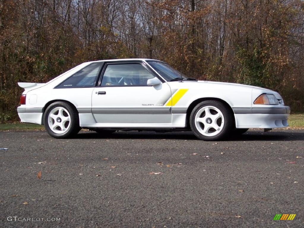 Oxford White 1989 Ford Mustang Saleen SSC Fastback Exterior Photo #39998176