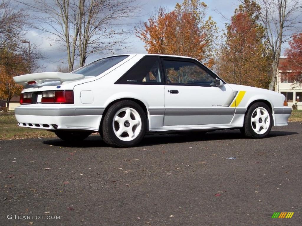 Oxford White 1989 Ford Mustang Saleen SSC Fastback Exterior Photo #39998192