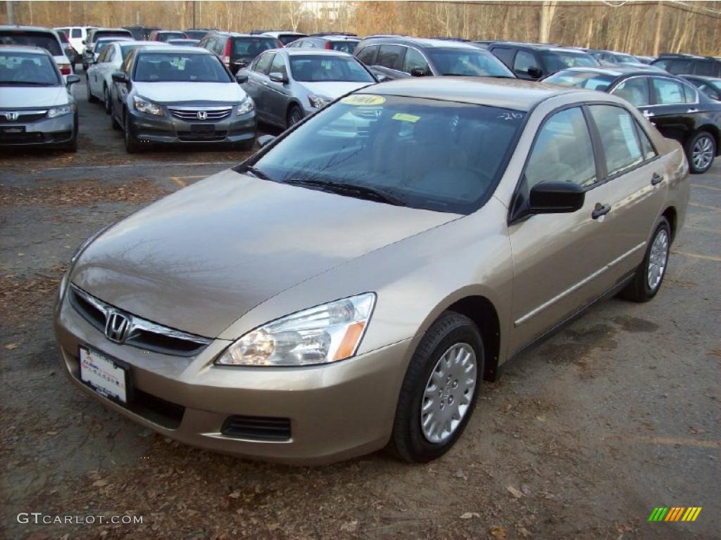 2006 Accord Value Package Sedan - Desert Mist Metallic / Ivory photo #17