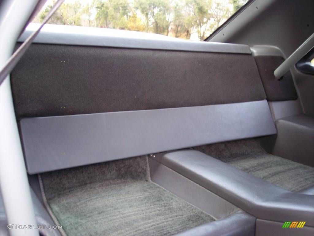 Saleen Grey/White/Yellow Interior 1989 Ford Mustang Saleen SSC Fastback Photo #39998544