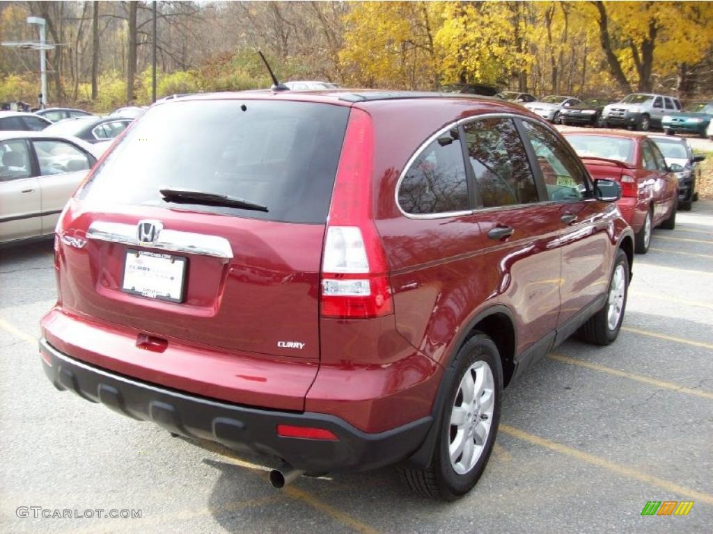 2009 CR-V EX 4WD - Tango Red Pearl / Gray photo #20