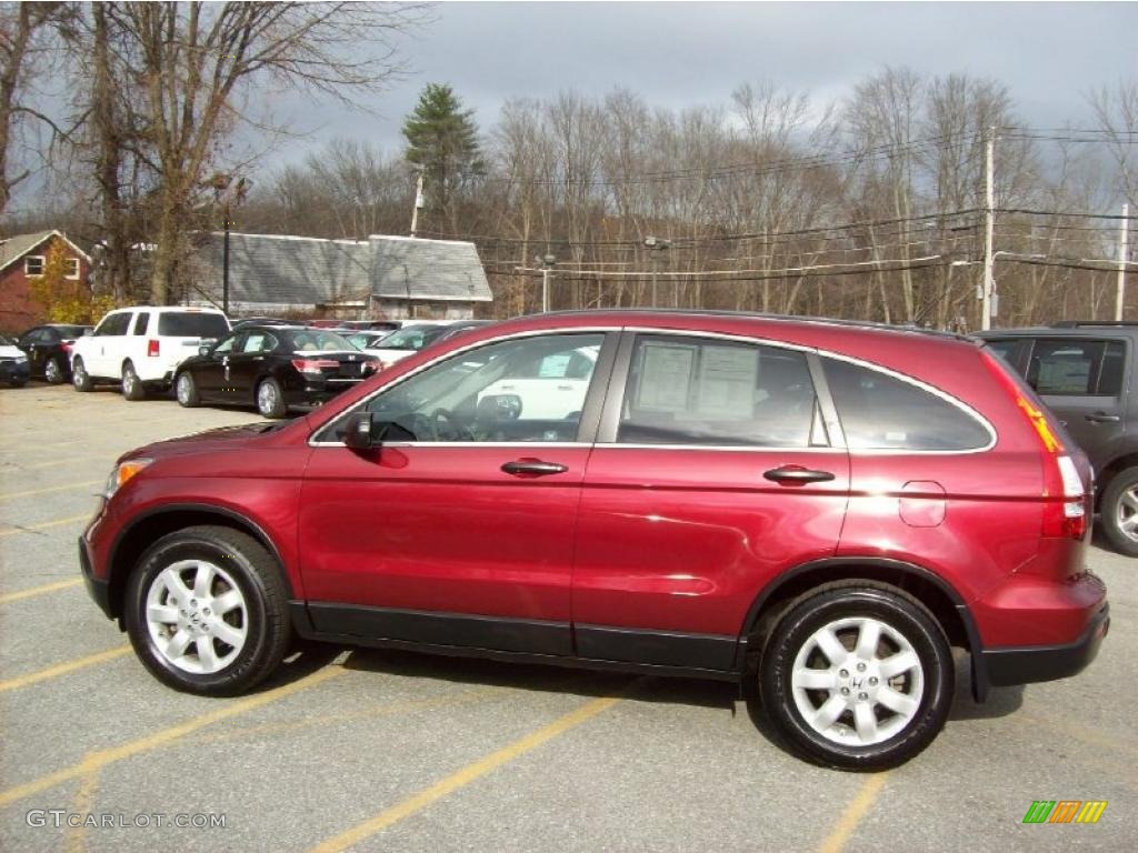 2009 CR-V EX 4WD - Tango Red Pearl / Gray photo #22