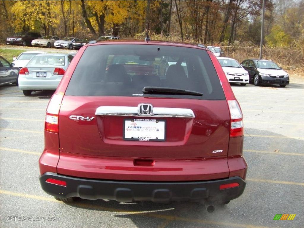 2009 CR-V EX 4WD - Tango Red Pearl / Gray photo #23