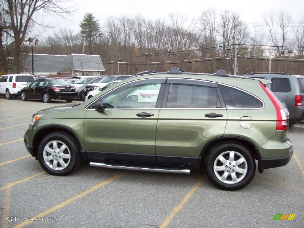 2007 CR-V EX 4WD - Green Tea Metallic / Gray photo #24