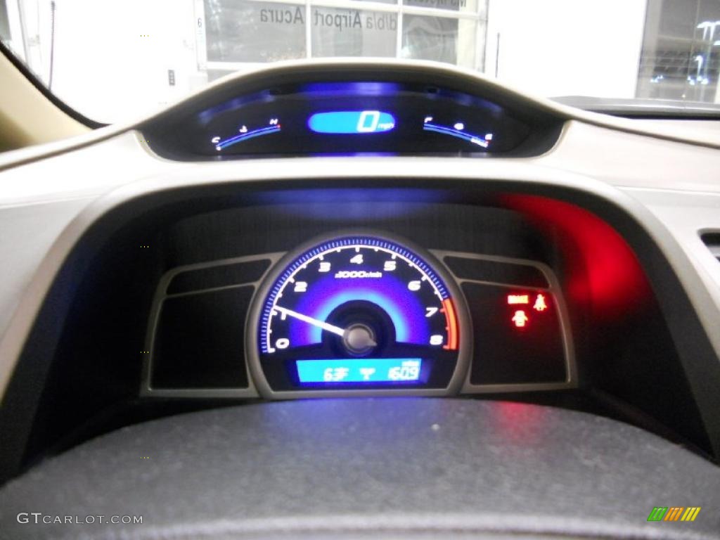2008 Honda Civic EX Sedan Gauges Photo #40001272