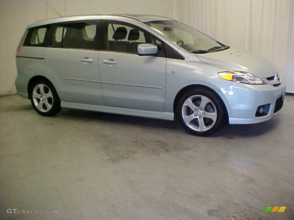 2007 MAZDA5 Touring - Stellar Greensilver Metallic / Black photo #1