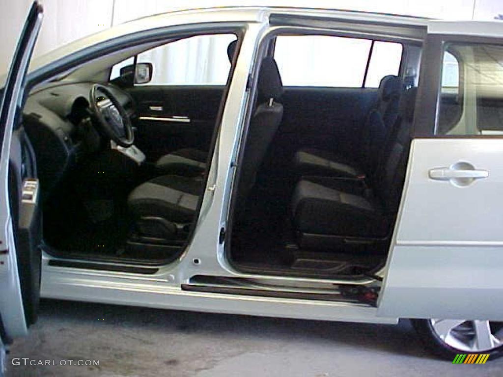 2007 MAZDA5 Touring - Stellar Greensilver Metallic / Black photo #14