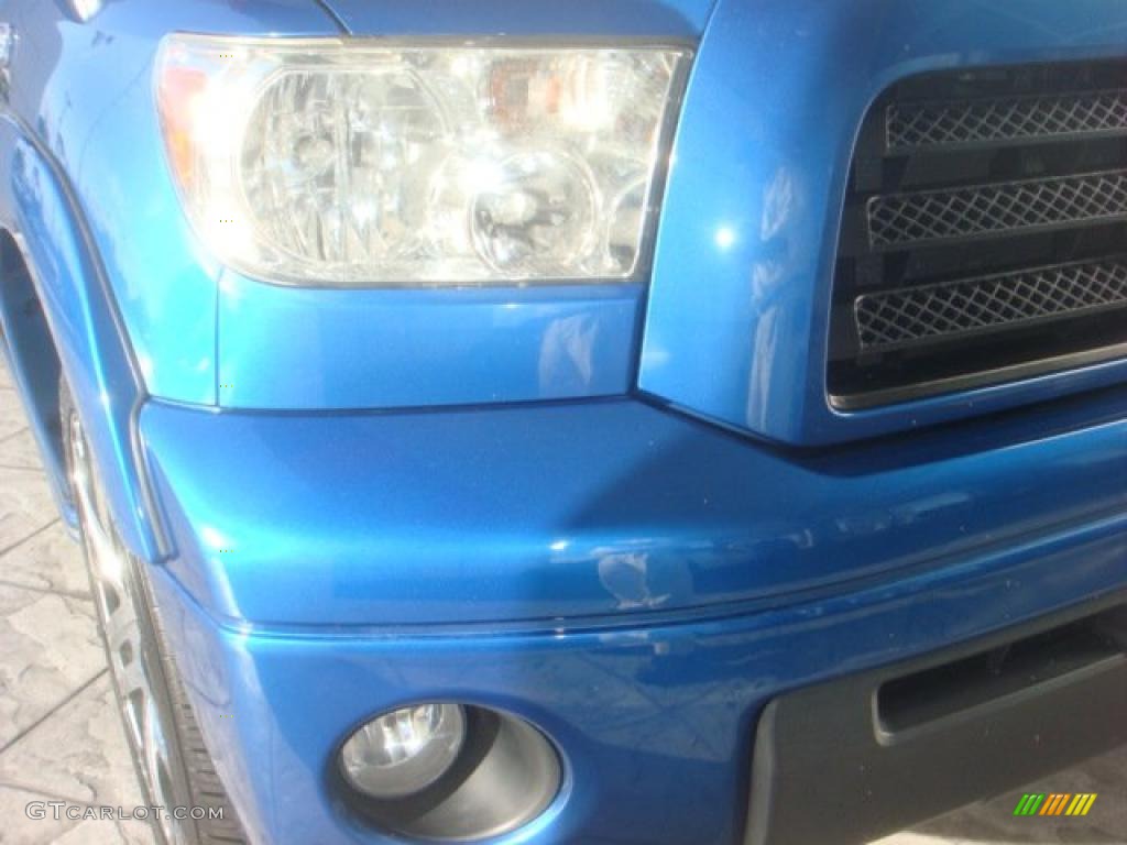 2007 Tundra SR5 Double Cab - Blue Streak Metallic / Graphite Gray photo #7