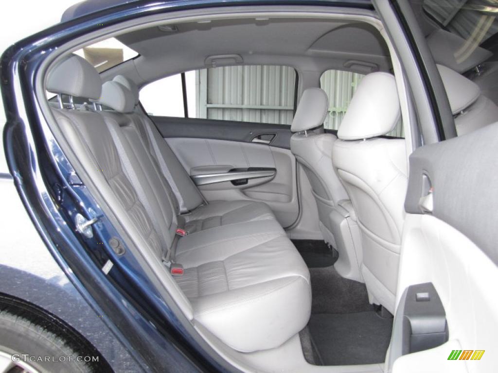 2008 Accord EX-L V6 Sedan - Royal Blue Pearl / Gray photo #10