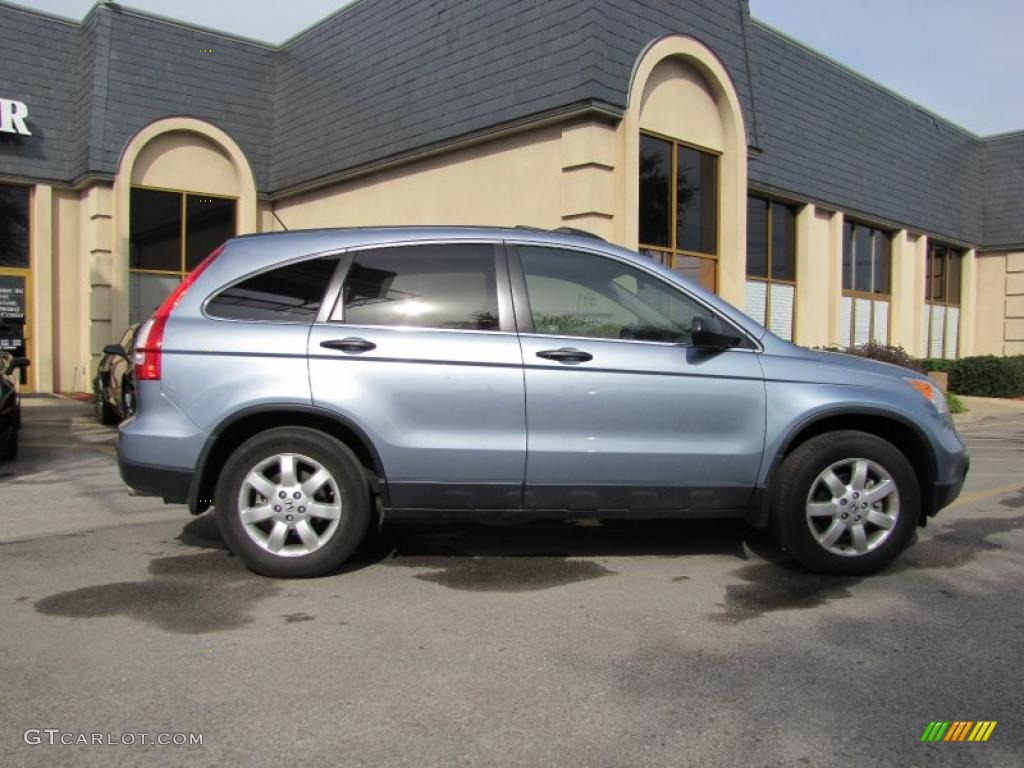 2007 CR-V EX - Glacier Blue Metallic / Gray photo #7