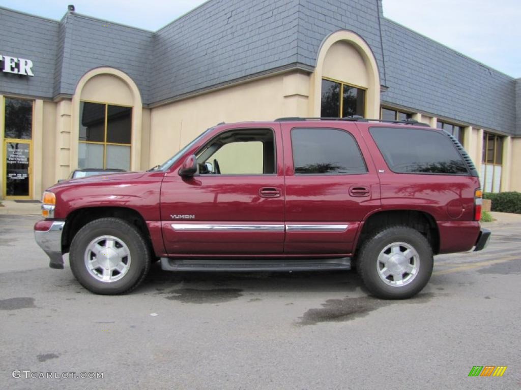 Sport Red Metallic 2005 GMC Yukon SLT 4x4 Exterior Photo #40006822