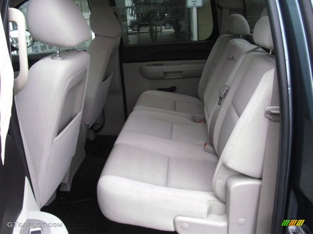 2009 Silverado 1500 LT Z71 Crew Cab 4x4 - Blue Granite Metallic / Light Titanium photo #6