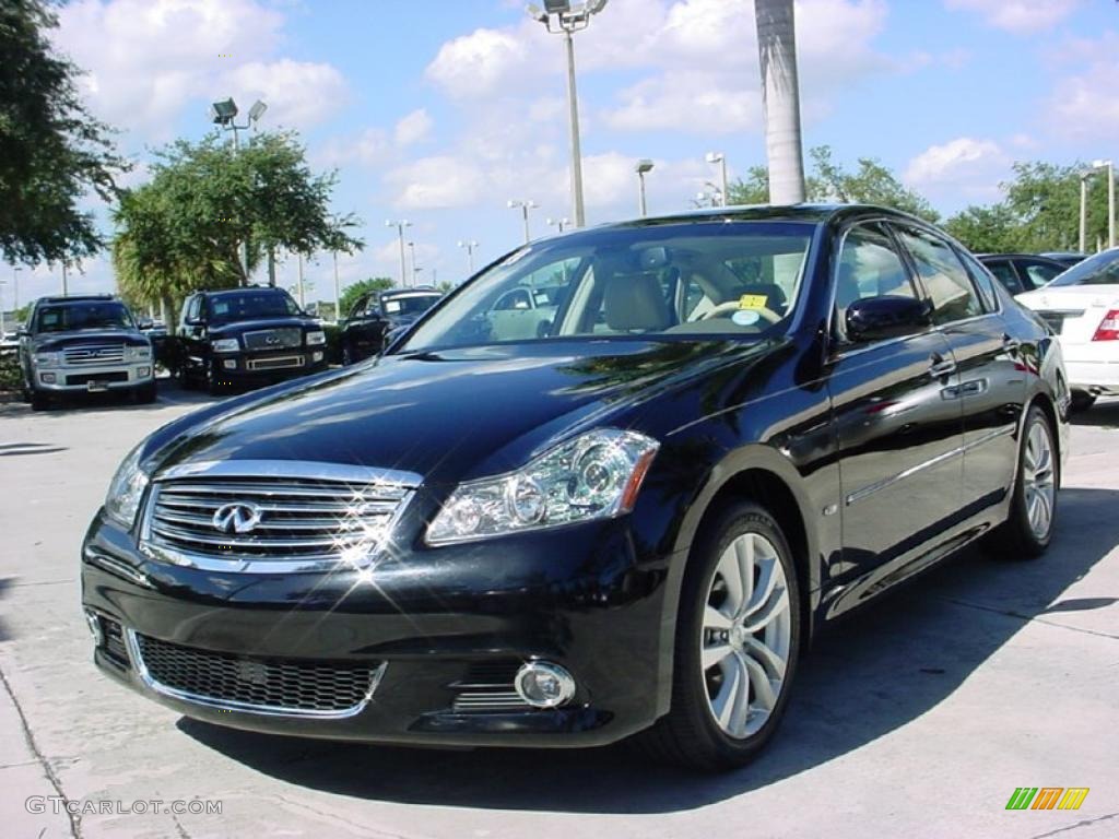 Black Obsidian 2010 Infiniti M 35 Sedan Exterior Photo #40009289