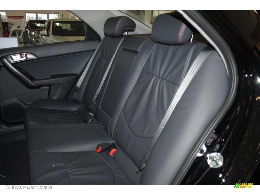 Black Interior 2011 Kia Forte SX Photo #40010738