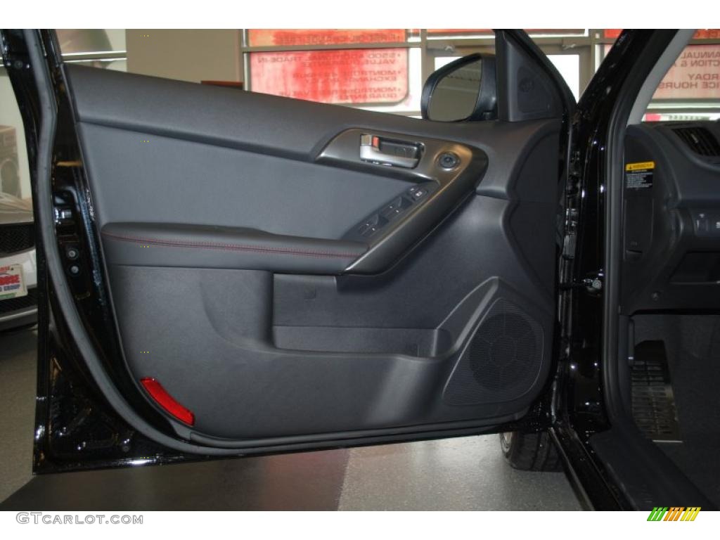 2011 Kia Forte SX Black Door Panel Photo #40011154