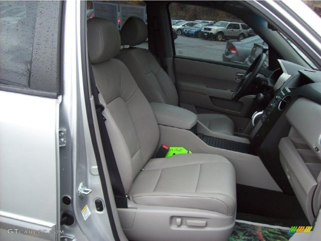 Gray Interior 2009 Honda Pilot EX-L 4WD Photo #40011254