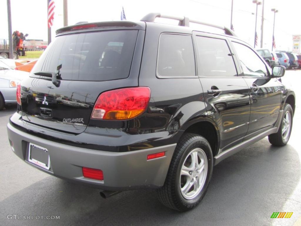 Labrador Black Pearl 2003 Mitsubishi Outlander LS 4WD Exterior Photo #40012247