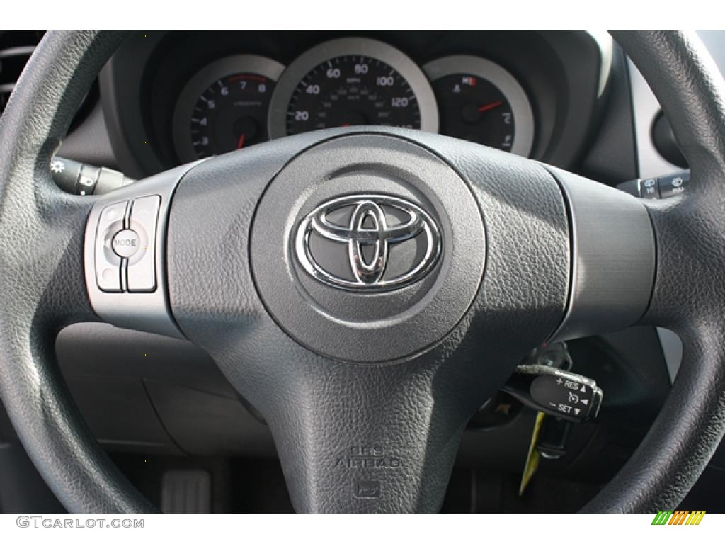 2006 Toyota RAV4 Sport V6 4WD Dark Charcoal Steering Wheel Photo #40012974