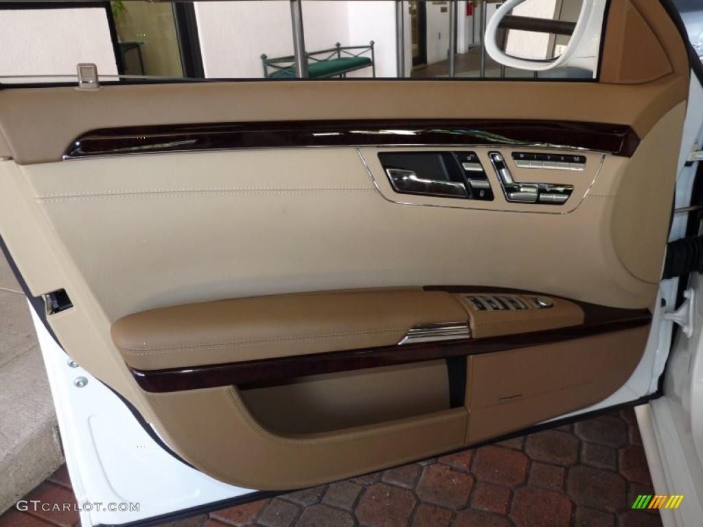 2007 Mercedes-Benz S 65 AMG Sedan designo Armagnac Brown Door Panel Photo #40013494