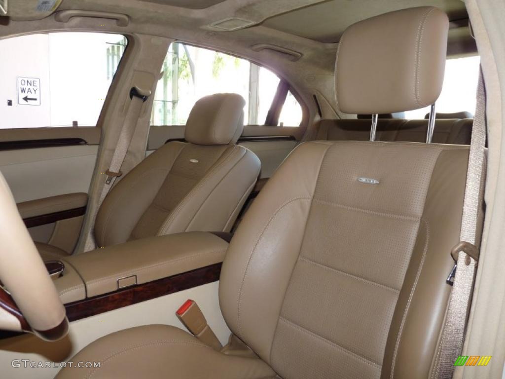 2007 S 65 AMG Sedan - Arctic White / designo Armagnac Brown photo #22