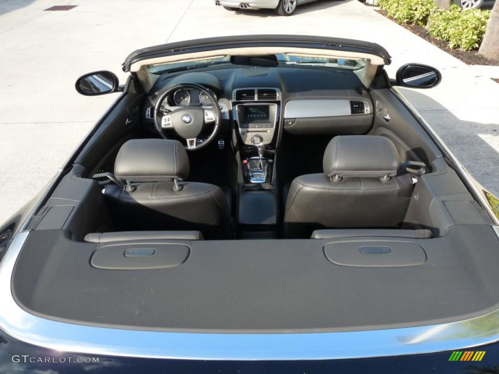 Charcoal Interior 2008 Jaguar XK XKR Convertible Photo #40014090