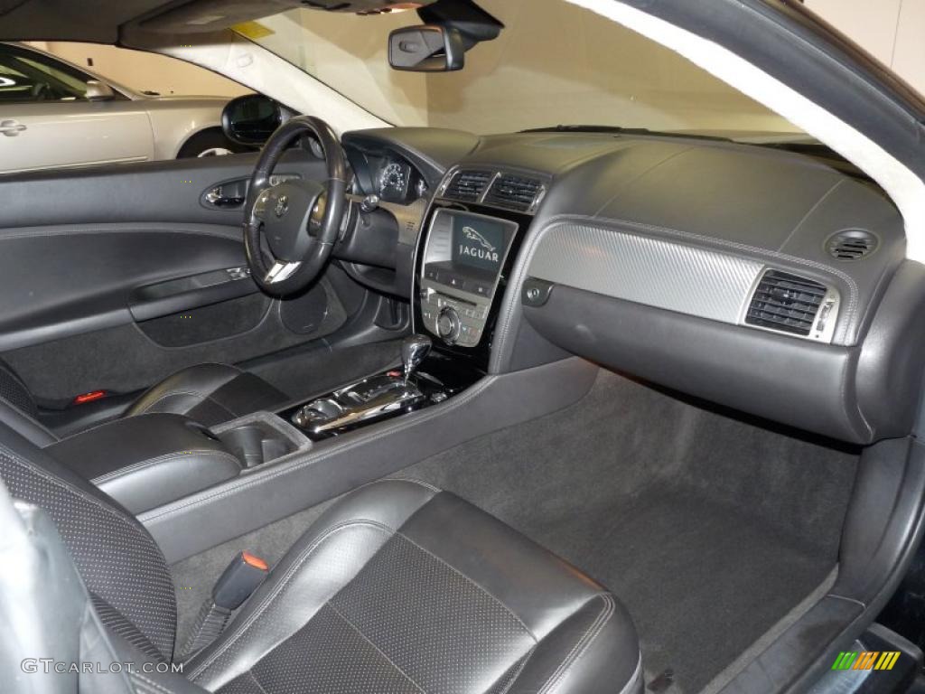 2008 Jaguar XK XKR Convertible Charcoal Dashboard Photo #40014306