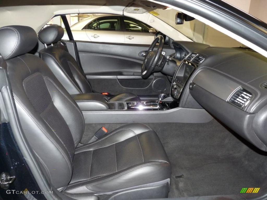 Charcoal Interior 2008 Jaguar XK XKR Convertible Photo #40014322