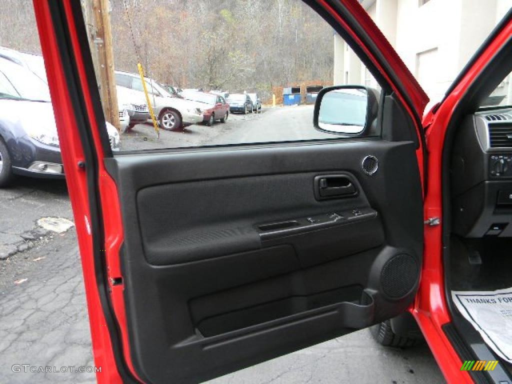 2007 Chevrolet Colorado LT Extended Cab 4x4 Very Dark Pewter Door Panel Photo #40015574