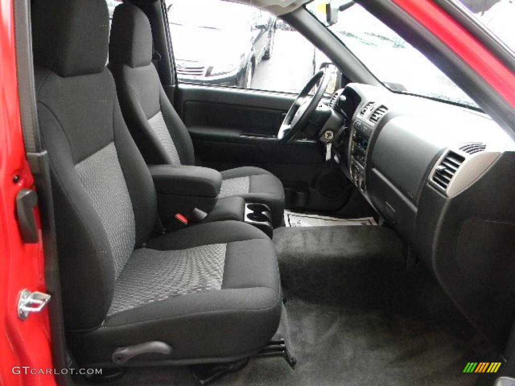 Very Dark Pewter Interior 2007 Chevrolet Colorado LT Extended Cab 4x4 Photo #40015654