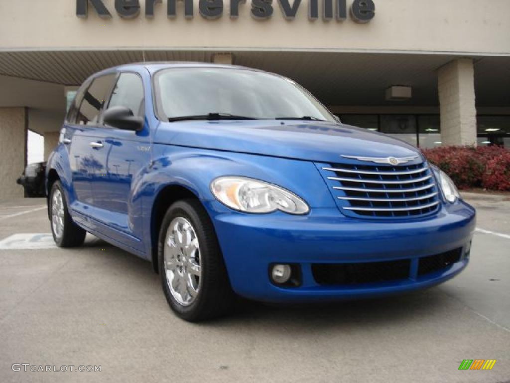 2006 PT Cruiser Limited - Electric Blue Pearl / Pastel Slate Gray photo #1