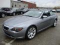 Silver Grey Metallic 2004 BMW 6 Series 645i Convertible Exterior