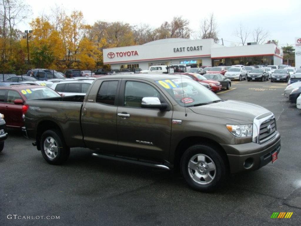 2007 Tundra Limited Double Cab 4x4 - Pyrite Mica / Beige photo #1
