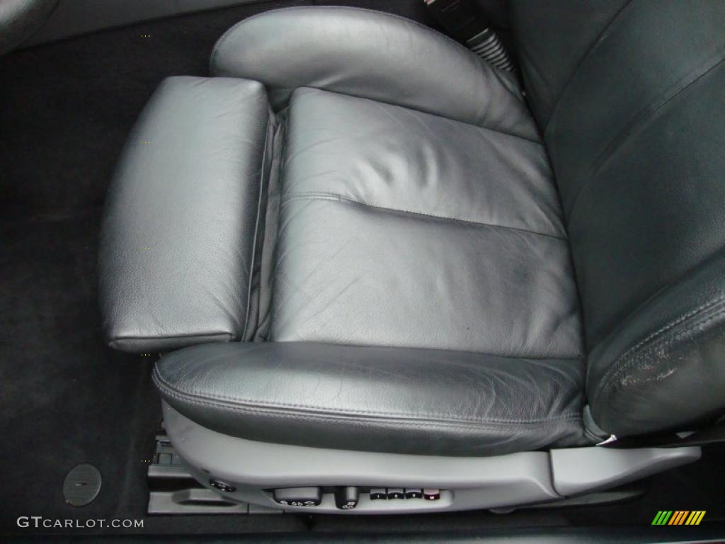 Black Interior 2004 BMW 6 Series 645i Convertible Photo #40017186